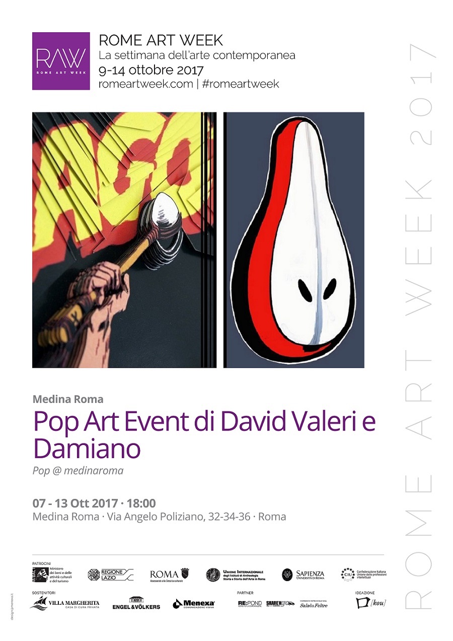 Pop Art Event @medinaroma di David Valeri e Damiano