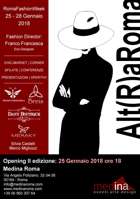Alt(R)aRoma 2018 - II Edizione - Roma Fashion Week