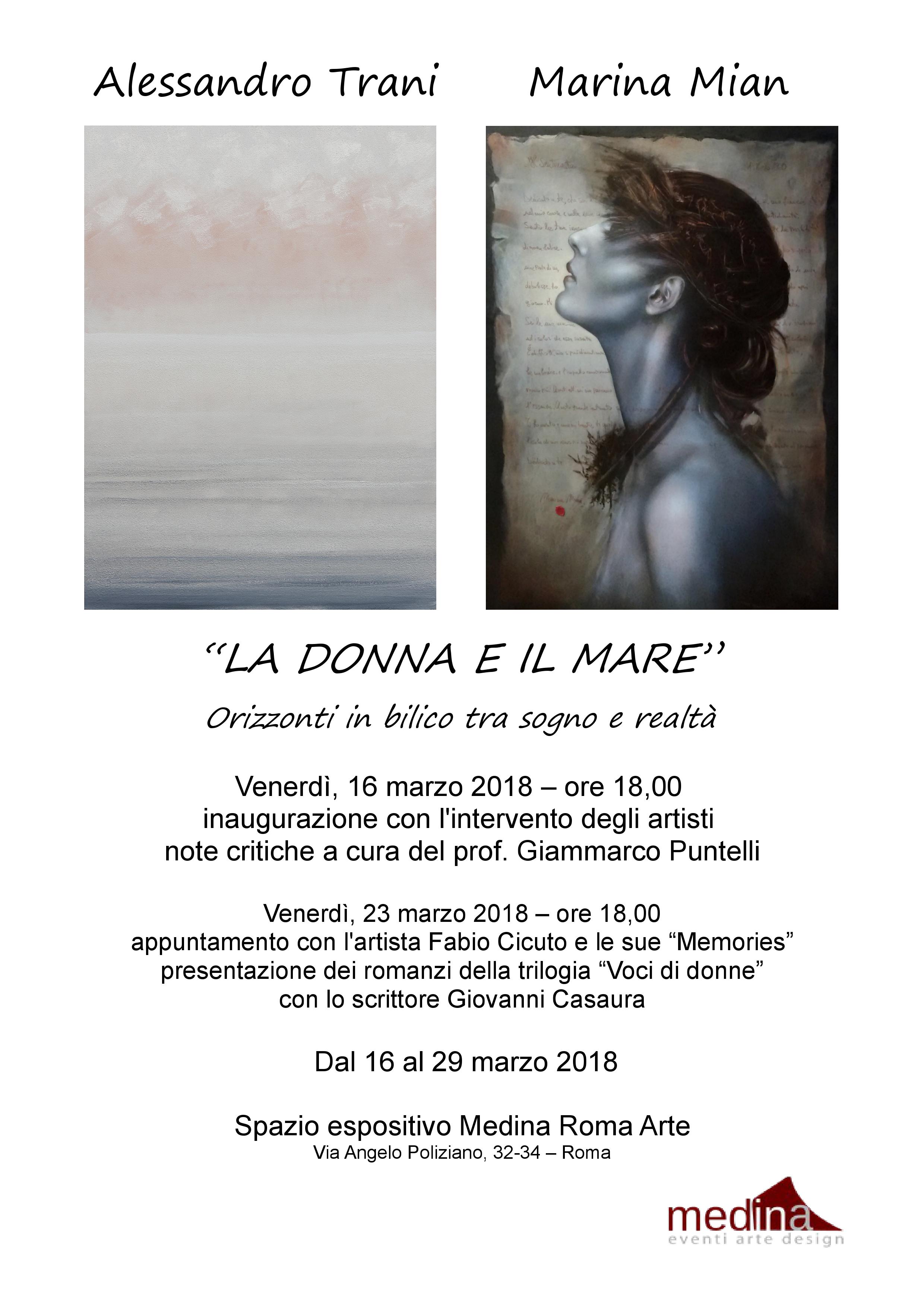 "La Donna e il Mare" di Alessandro Trani e Marina Mian