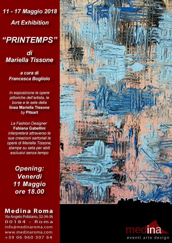 "Printemps" di Mariella Tissone - cura Francesca Bogliolo