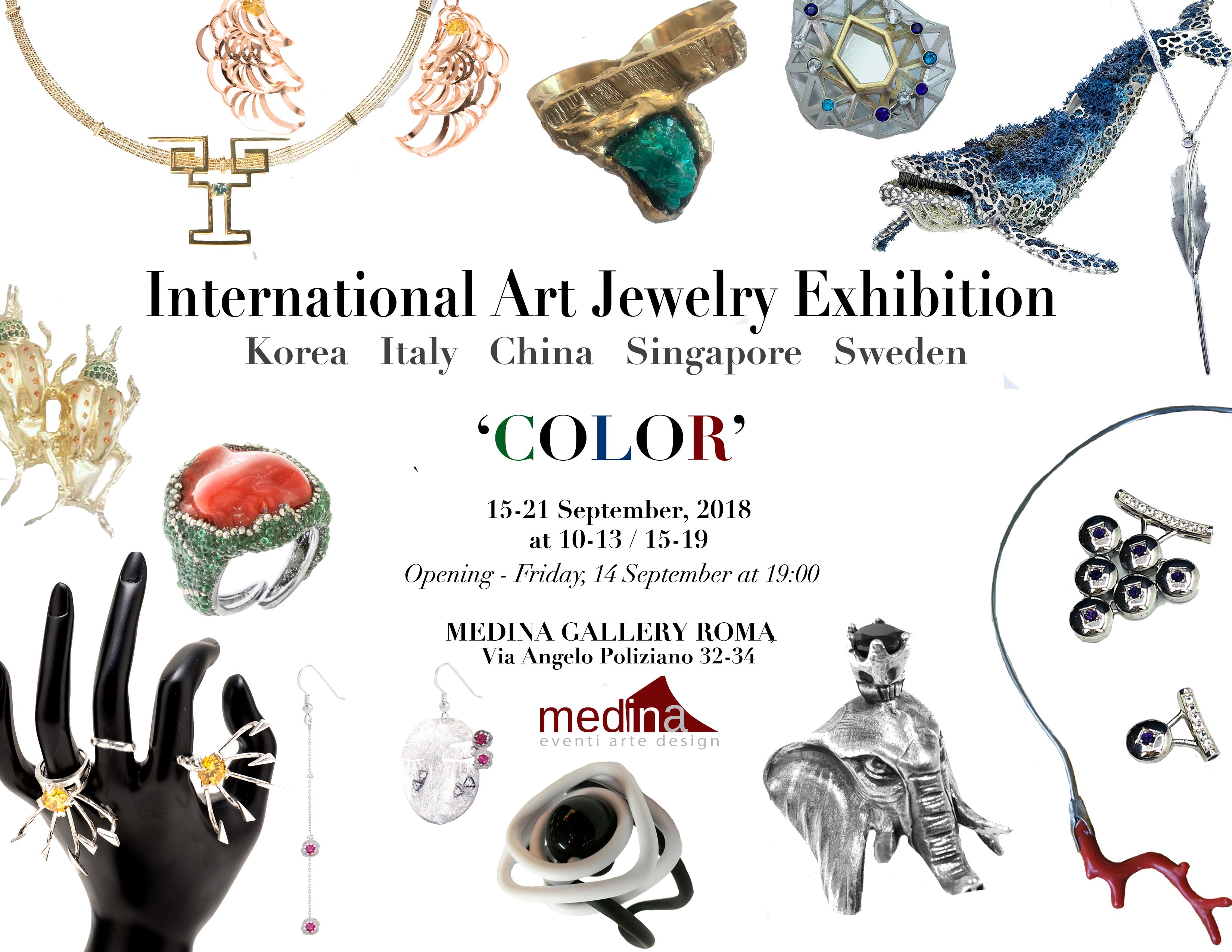 International Art Jewelry Exhibition - IAJE in "Color"