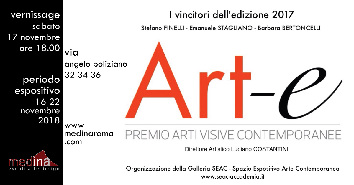 Arti visive contemporanee - i vincitori del Premio Art-e 2017