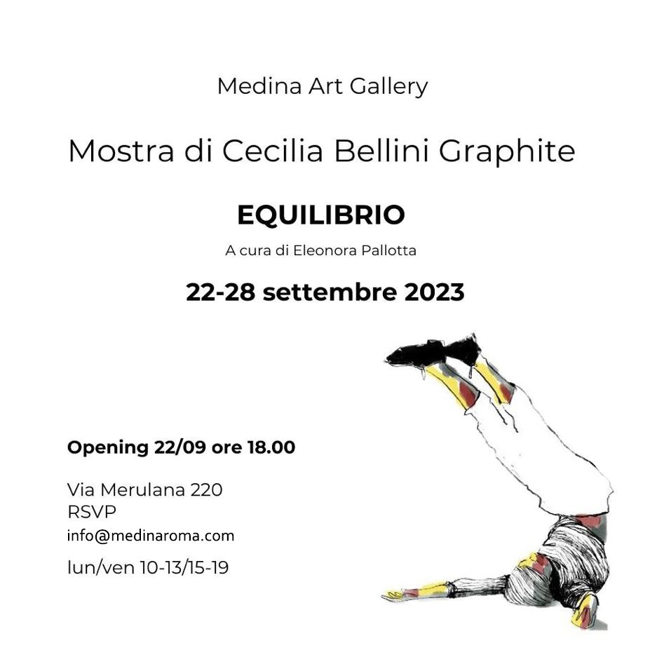 Cecilia Bellini Graphite, la personale "Equilibrio"