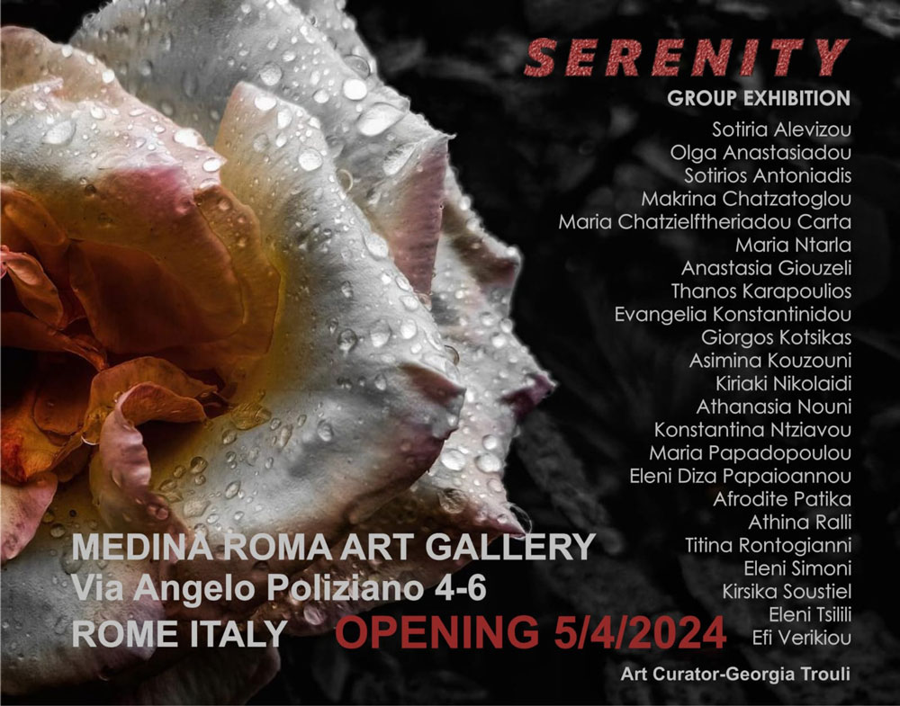 Georgia Trouli cura la mostra SERENITY