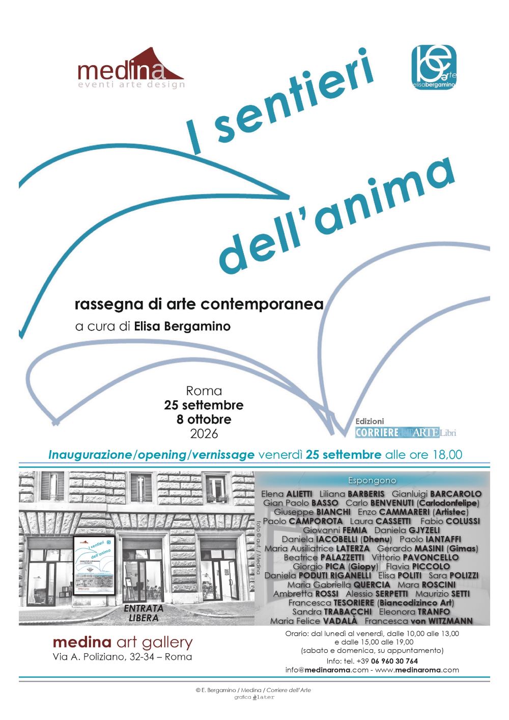 Elisa Bergamino cura la mostra a Roma